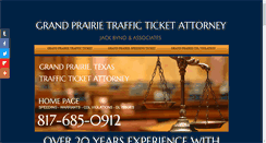 Desktop Screenshot of grand-prairie-traffic-ticket-attorney.com