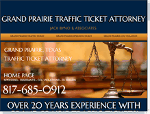 Tablet Screenshot of grand-prairie-traffic-ticket-attorney.com